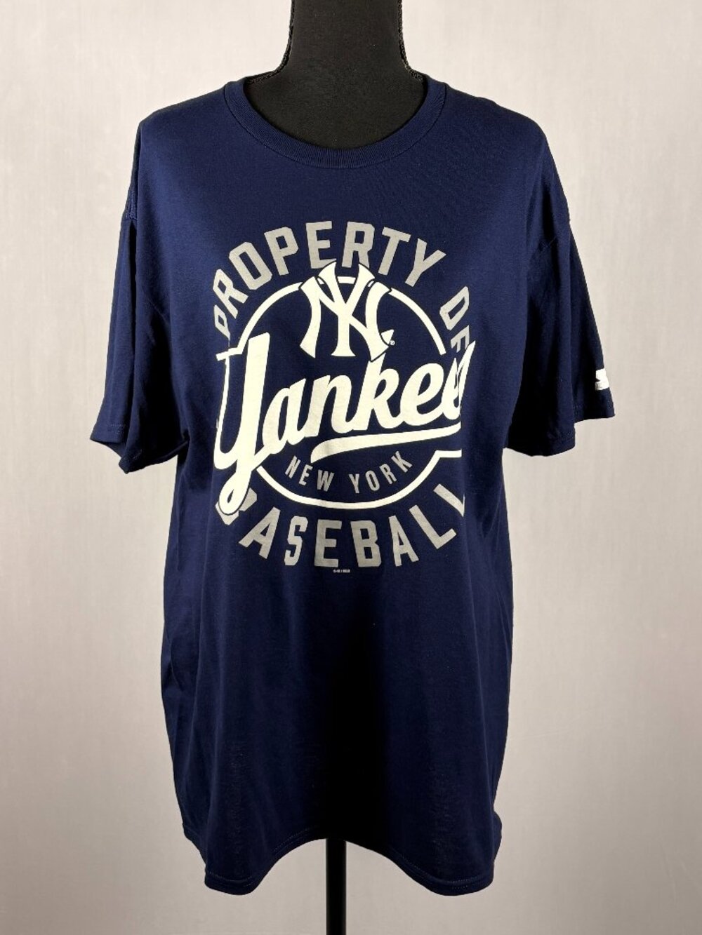 Starter | New York Yankees T-Shirt | Men’s Large | Navy MLB Graphic Tee | NWT Ra